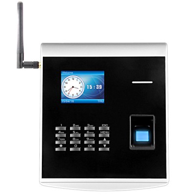 SIM Card finger print time attendance and access control system with and gprs